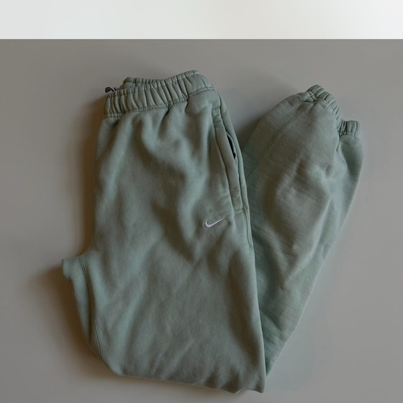 Nike Green Pantsuit Relaxed Fit Cotton Blend - Picture 2 of 6